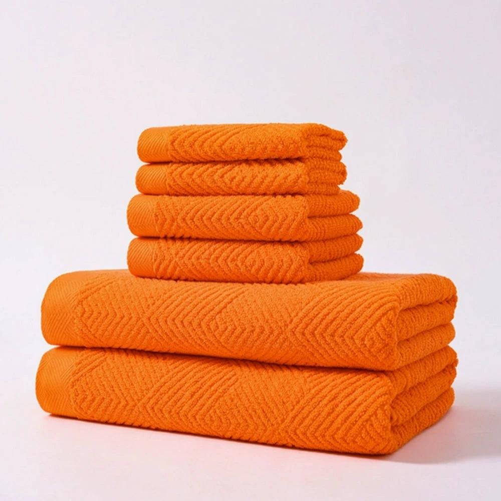 Cascade Supreme Cotton Towels | 6pcs Set by Casa & Beyond