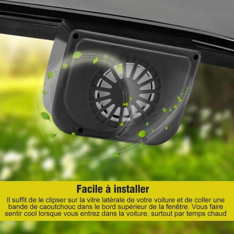 Solar fan for car by Bowlift