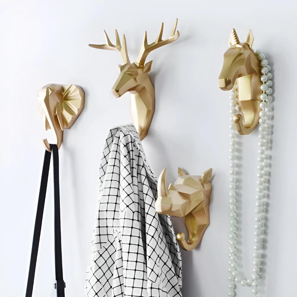 Animal Head Wall-Mounted Key Holder by Casa & Beyond