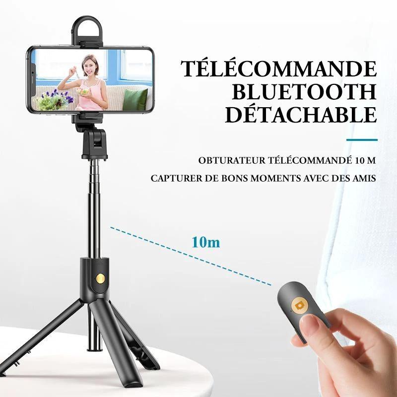 Tripod for selfie stick with Bluetooth remote control by Bowlift