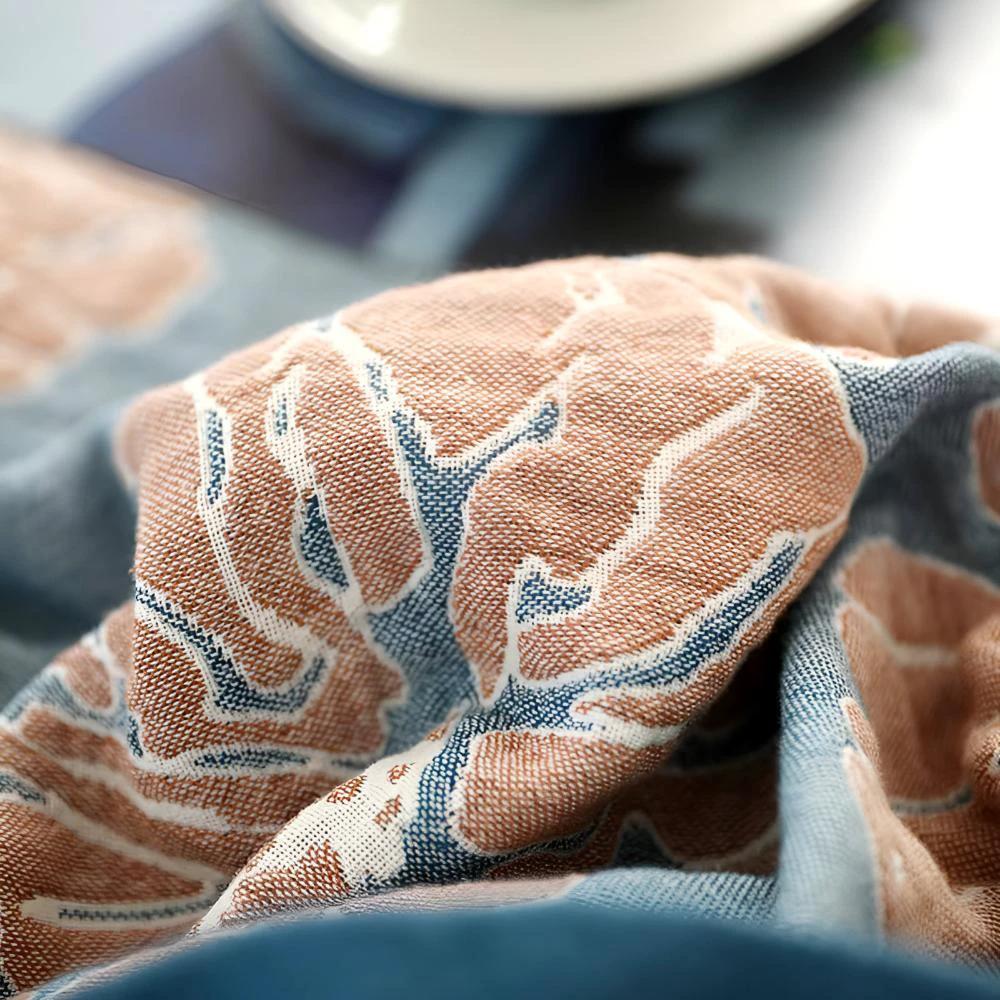 Botanical Bliss Cotton Blanket by Casa & Beyond