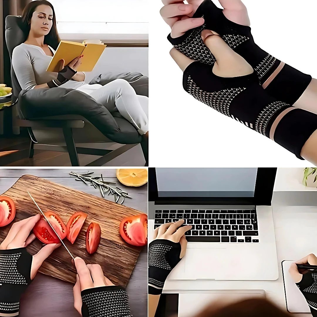 FlexiSupport Wrist Brace | Daily Support and Pain Relief - Breathable, Ideal for Injuries, Chronic Pain - Post-Surgery Recovery Bowlift by Bowlift