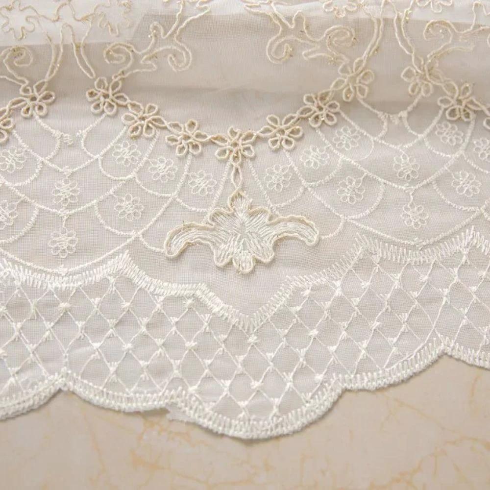 Elyvia Embroidered Classic Sheer Lace Curtain by Casa & Beyond