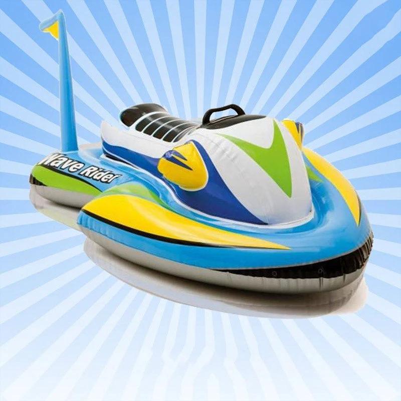 Inflatable Floating Jet Ski for Kids by Bowlift