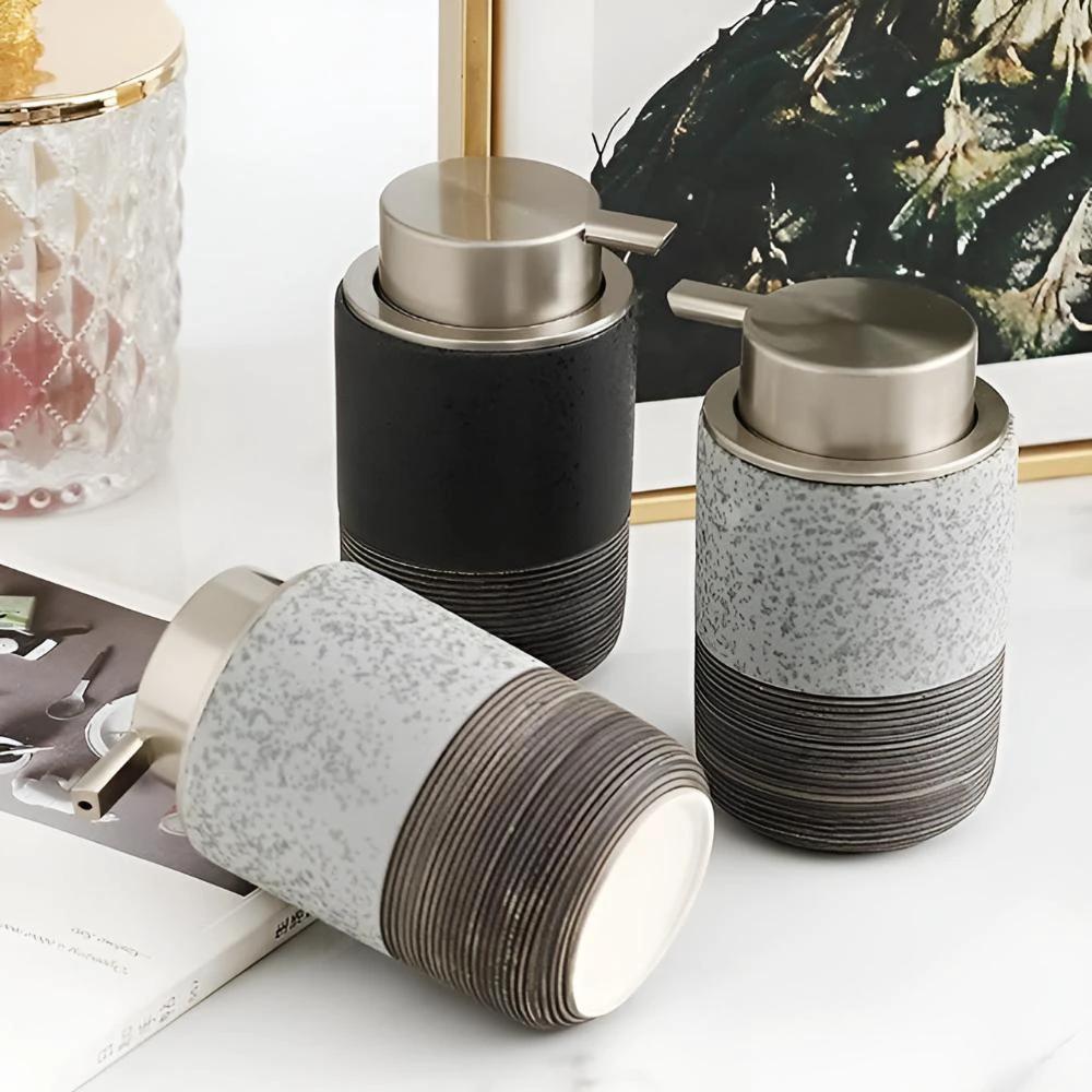 Minimalist Ceramic Soap Dispenser by Casa & Beyond