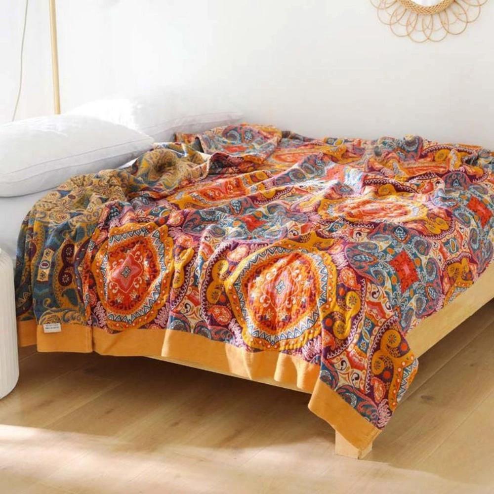 Sunrise Boho Reversible Blanket by Casa & Beyond