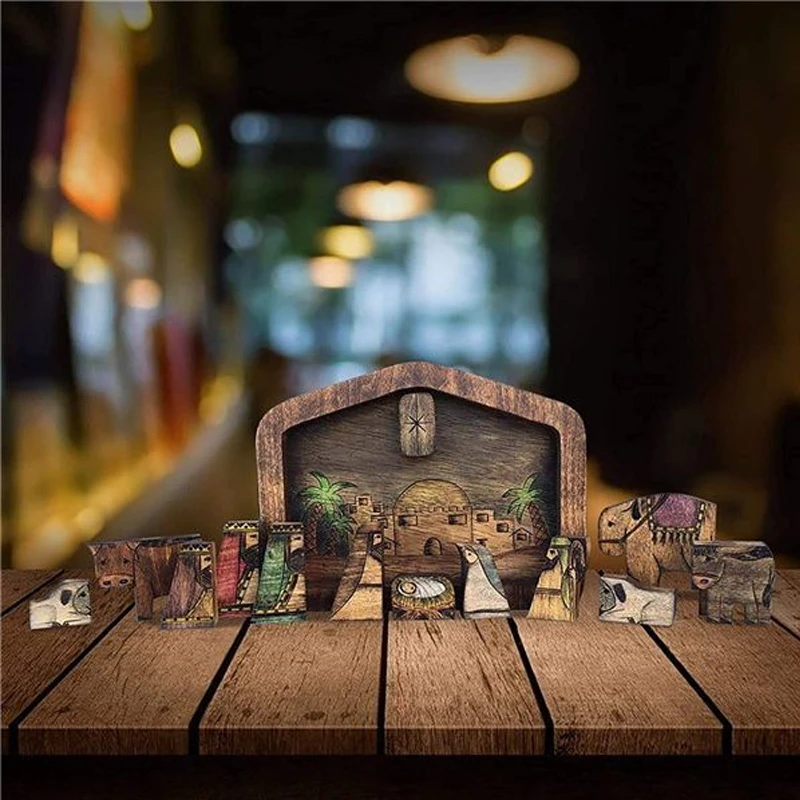 Wooden puzzle set by JéSus by Bowlift