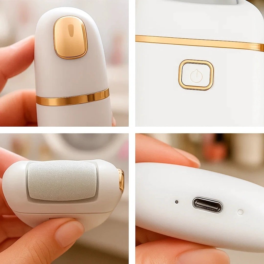 Callus Remover – Rechargeable Cordless – Heals Cracked Heels – Restores Soft, Smooth Feet at Home Bowlift by Bowlift