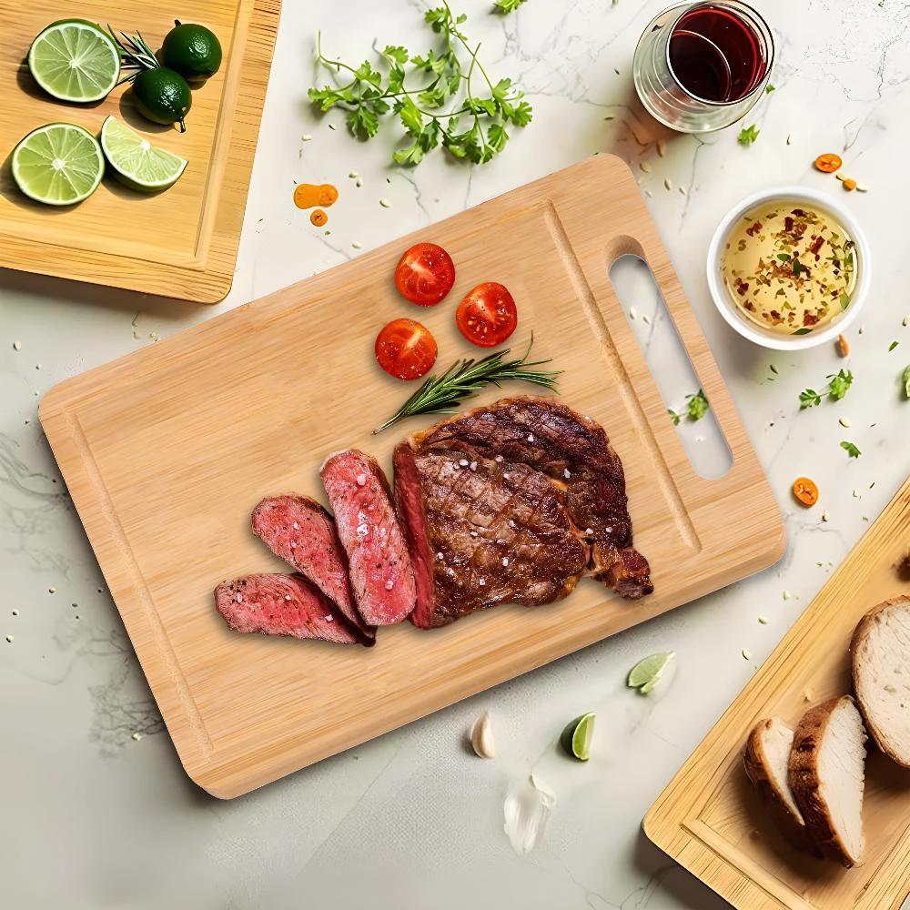 Double-Sided Bamboo Chopping Board by Casa & Beyond