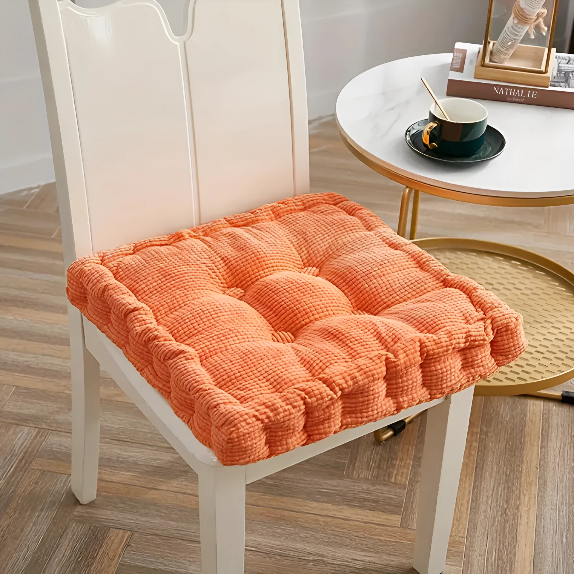 Stackable Corduroy Chair Cushions by Casa & Beyond
