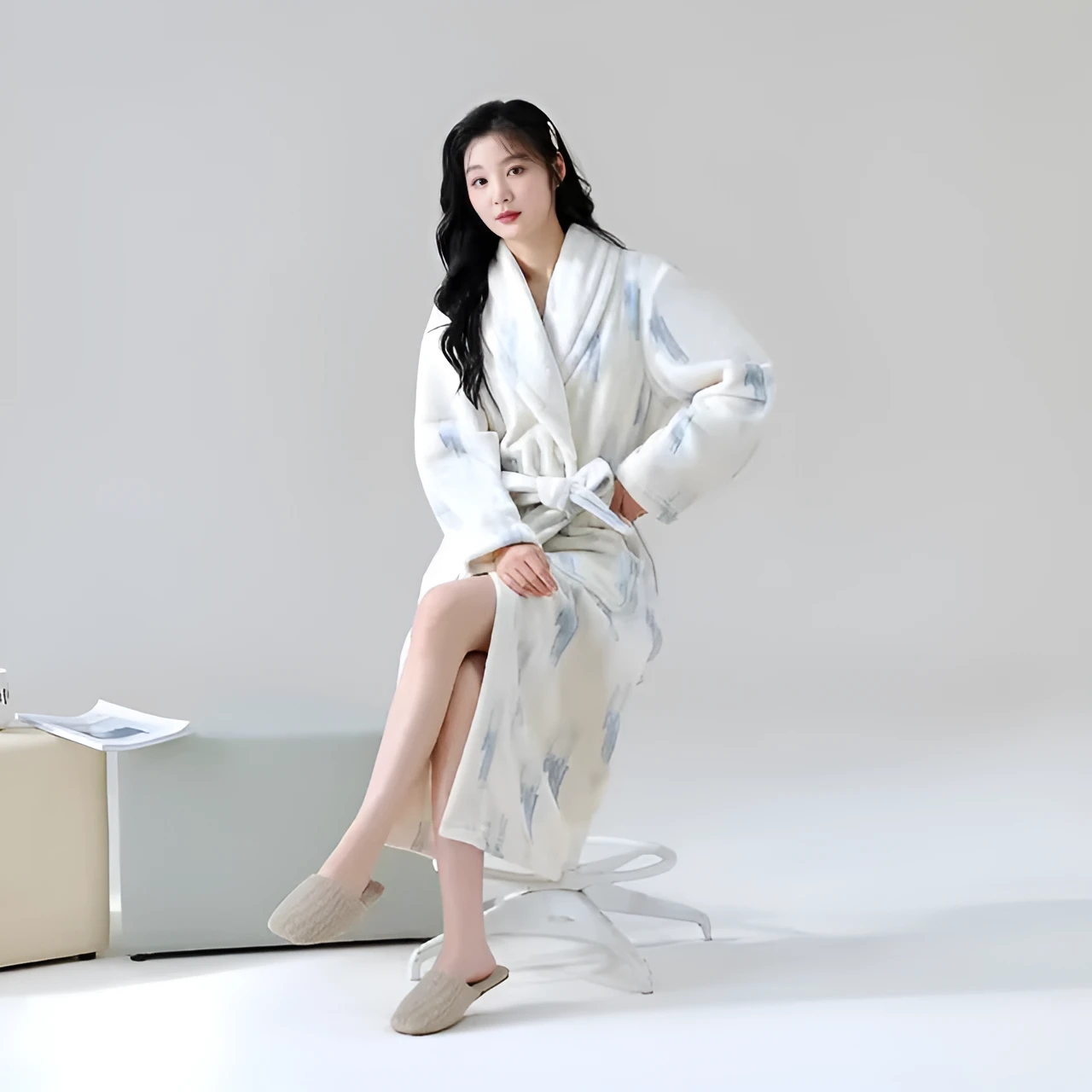 Fleece Haven Bathrobe by Casa & Beyond