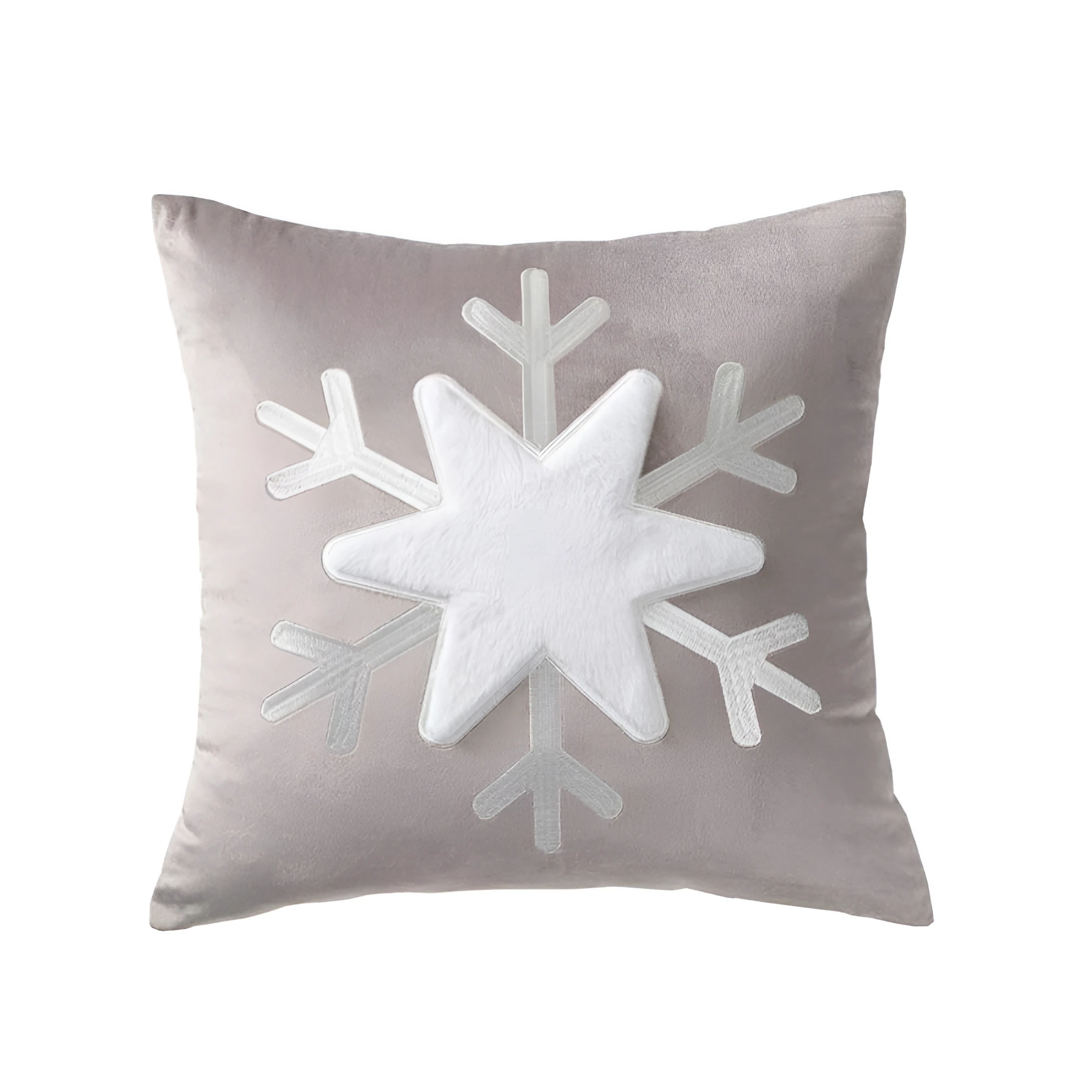 Snowflake Holiday Pillowcase by Casa & Beyond