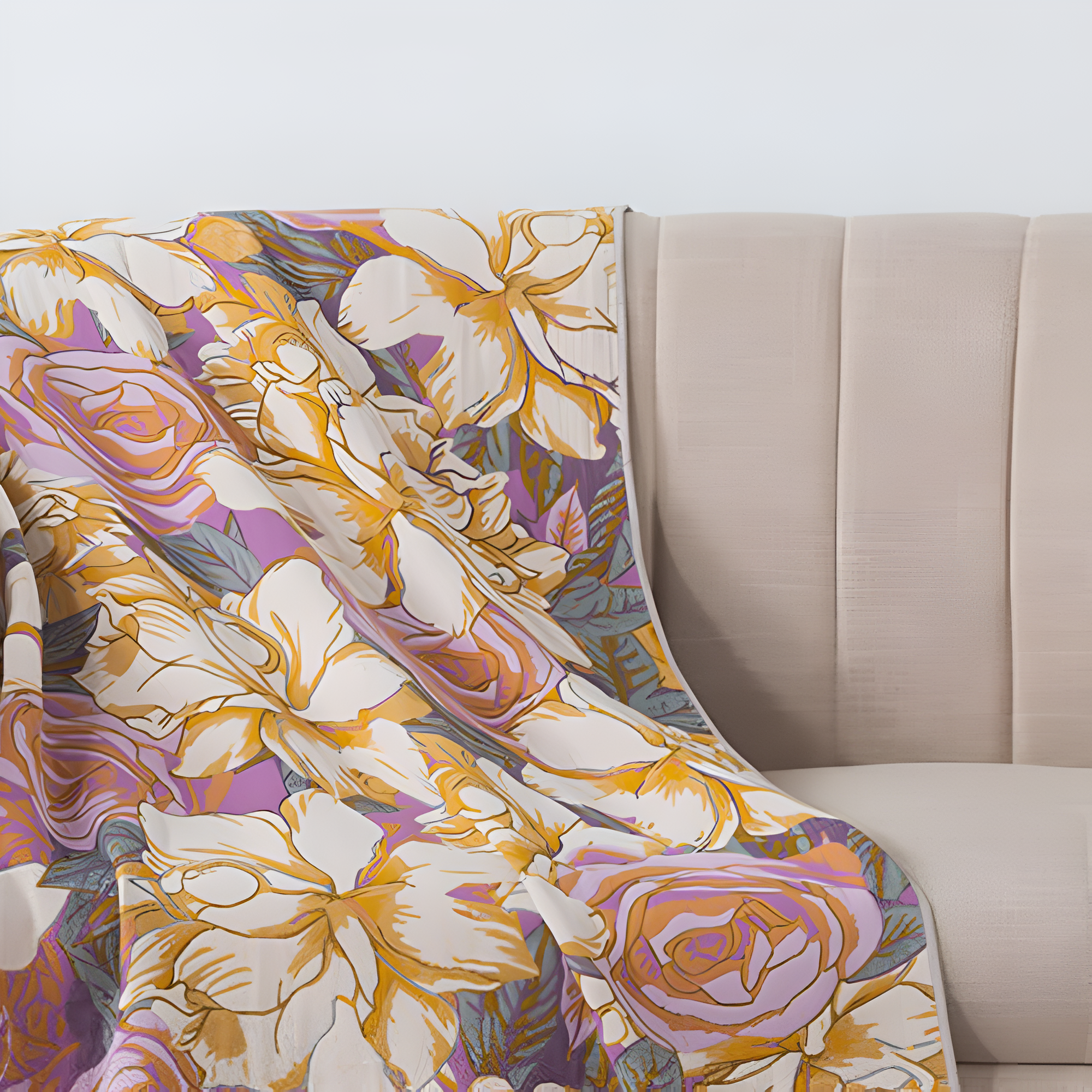 Serene Rose Cotton Bath Towel by Casa & Beyond