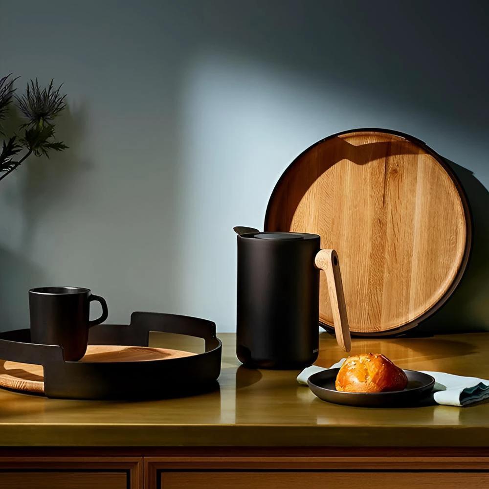 Kaia Modern Bamboo Tray by Casa & Beyond