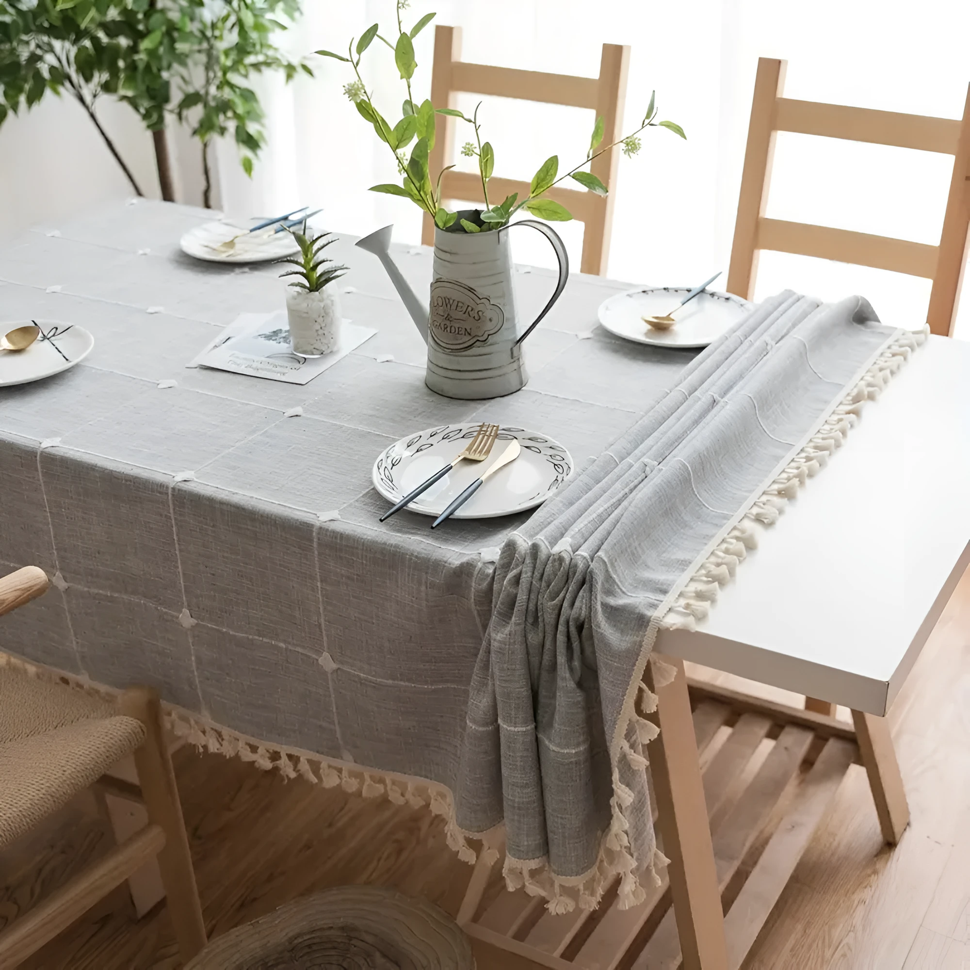 Pastoral Plaid Tablecloth by Casa & Beyond
