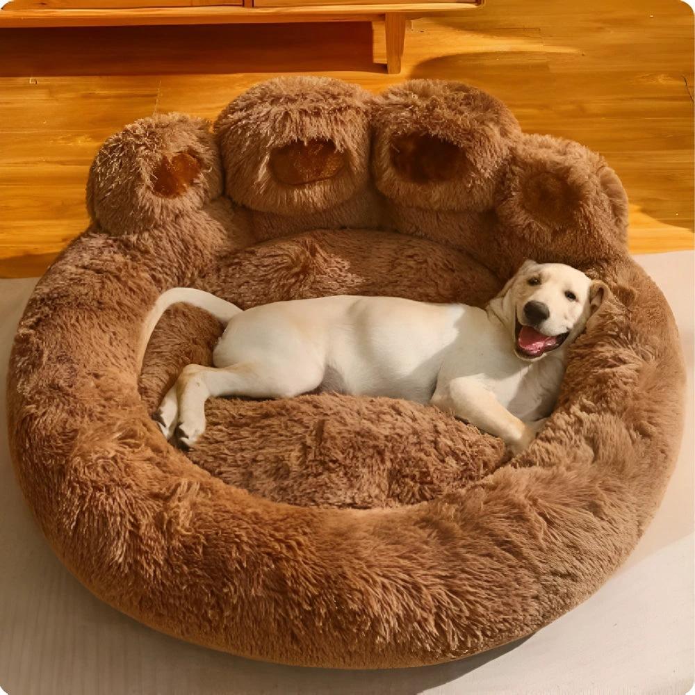 Furry Paw-Shaped Pet Bed by Casa & Beyond