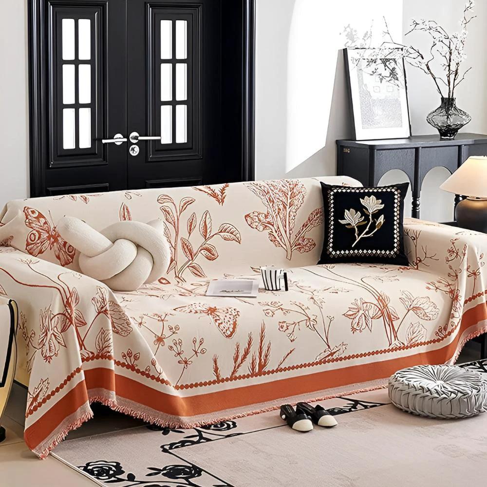 Botanical Elegance Sofa Cover by Casa & Beyond