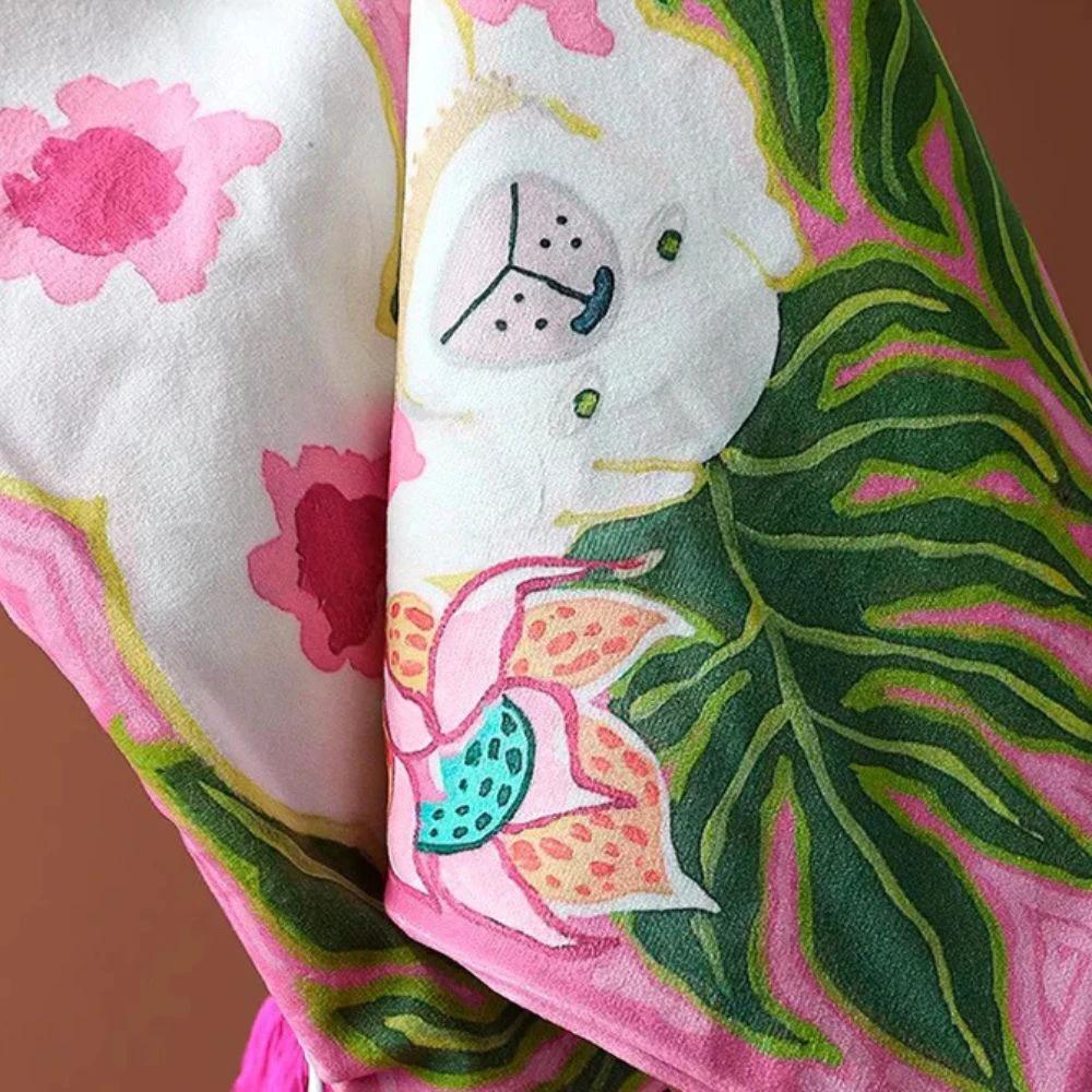 Blush Pink Dog Tassel Cushion Cover by Casa & Beyond