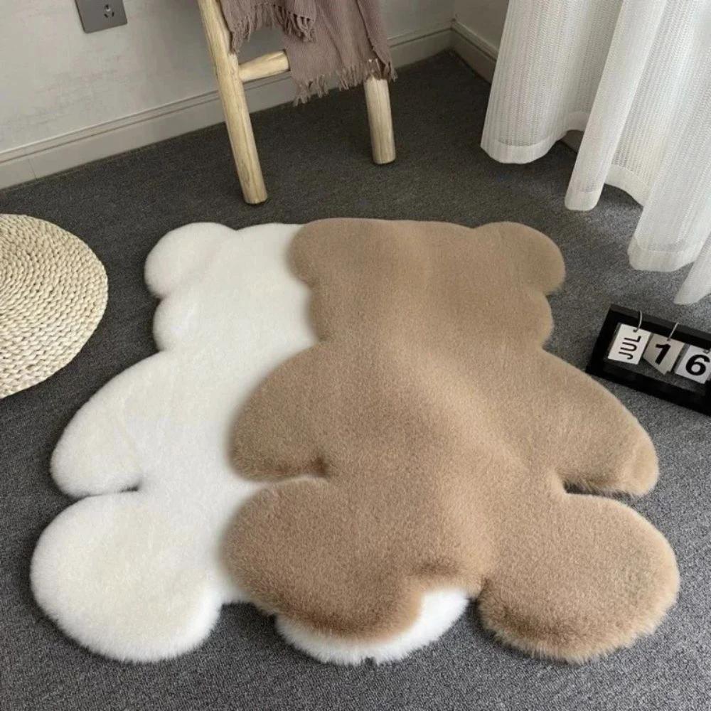 Fluffy Charm Teddy Bear Rug by Casa & Beyond
