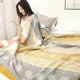 Wheatfield Dreams Reversible Cotton Blanket by Casa & Beyond