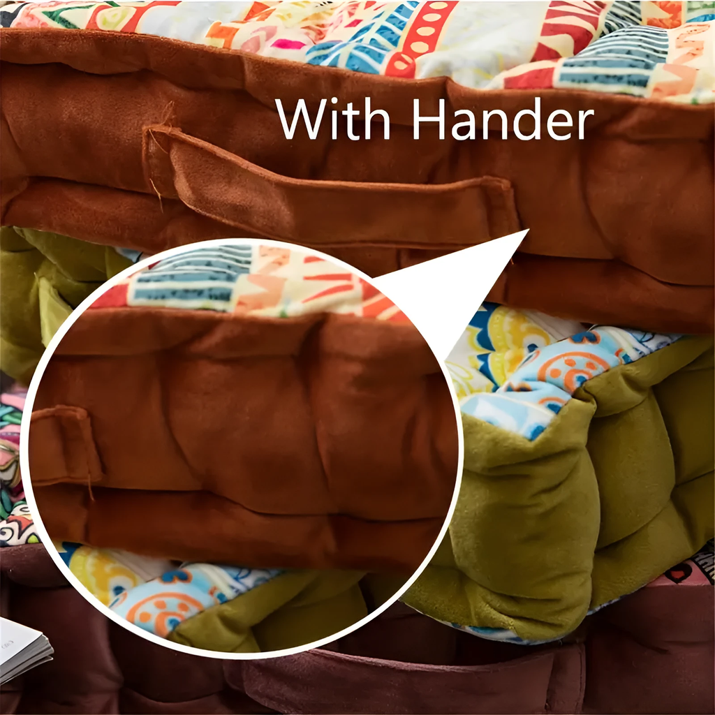 Vintage-Inspired Tufted Floor Cushion by Casa & Beyond
