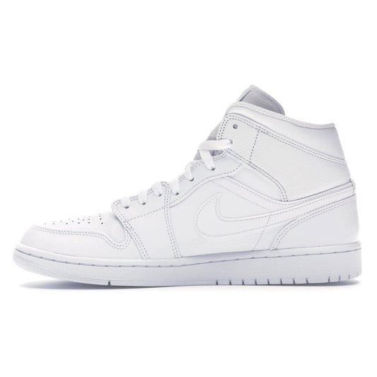Air Jordan 1 Mid Triple White (2018) by Air Jordan