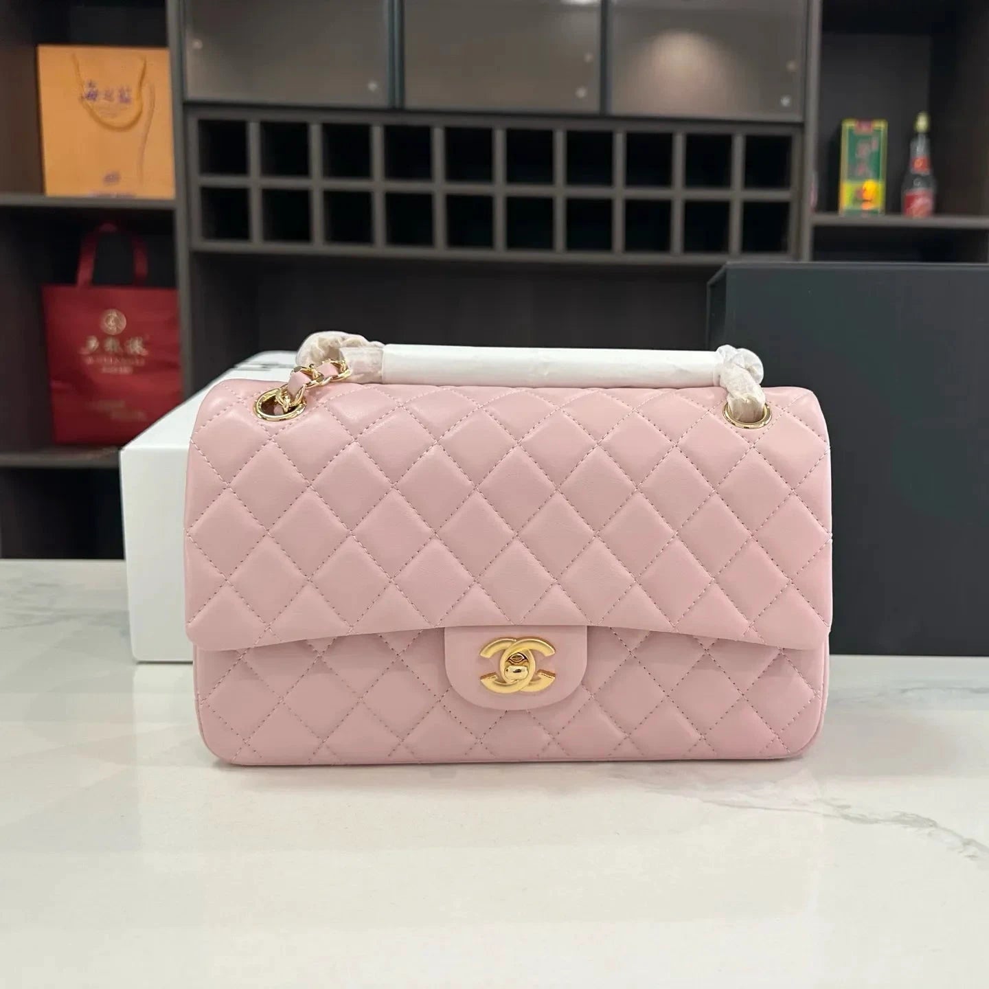 Women’s Luxury Handbag High-Quality Leather Classic Chain Quilted Bag by jimmy_luxuries