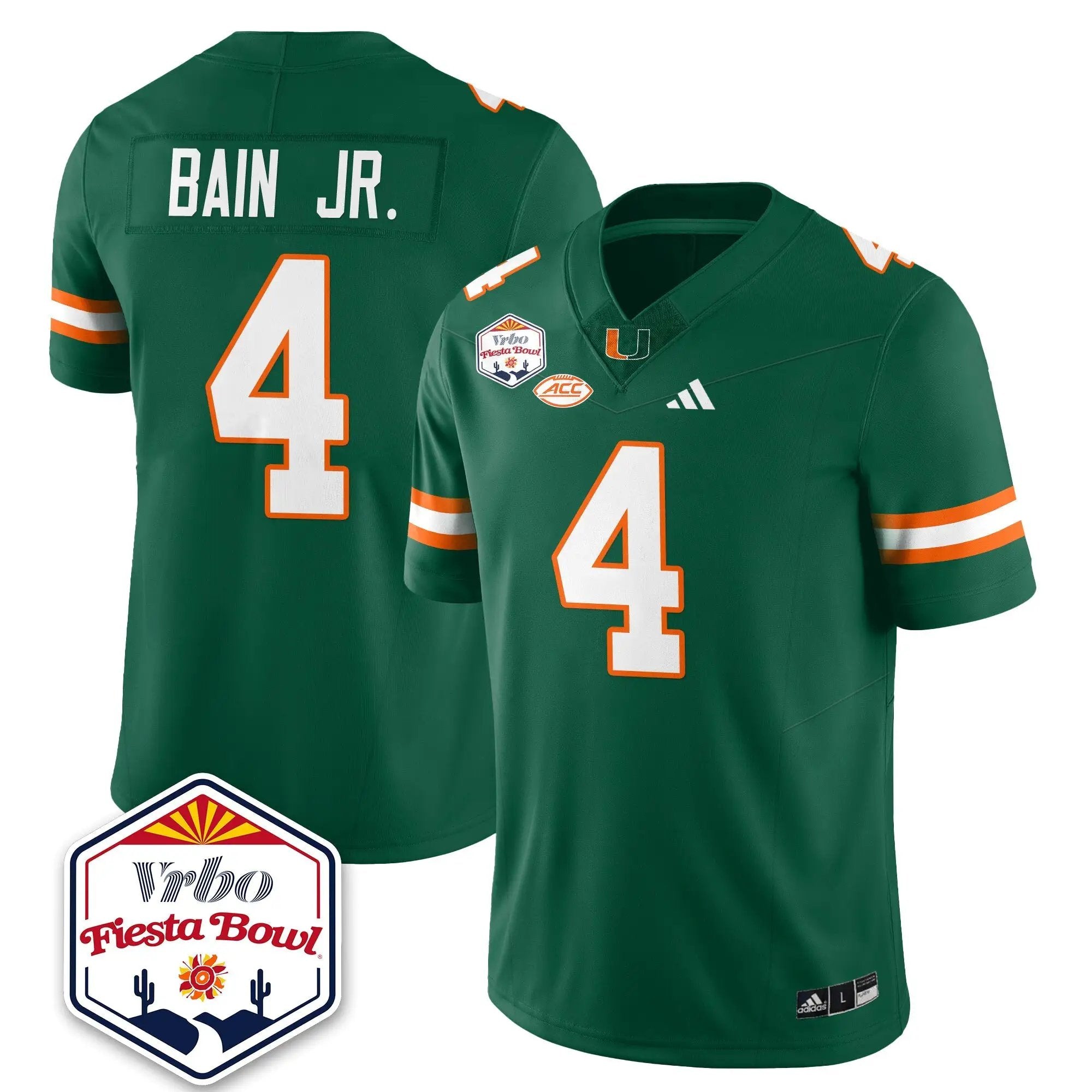 MIA Football Vapor Limited Jersey - Vrbo Fiesta Bowl by Miami Hurricanes