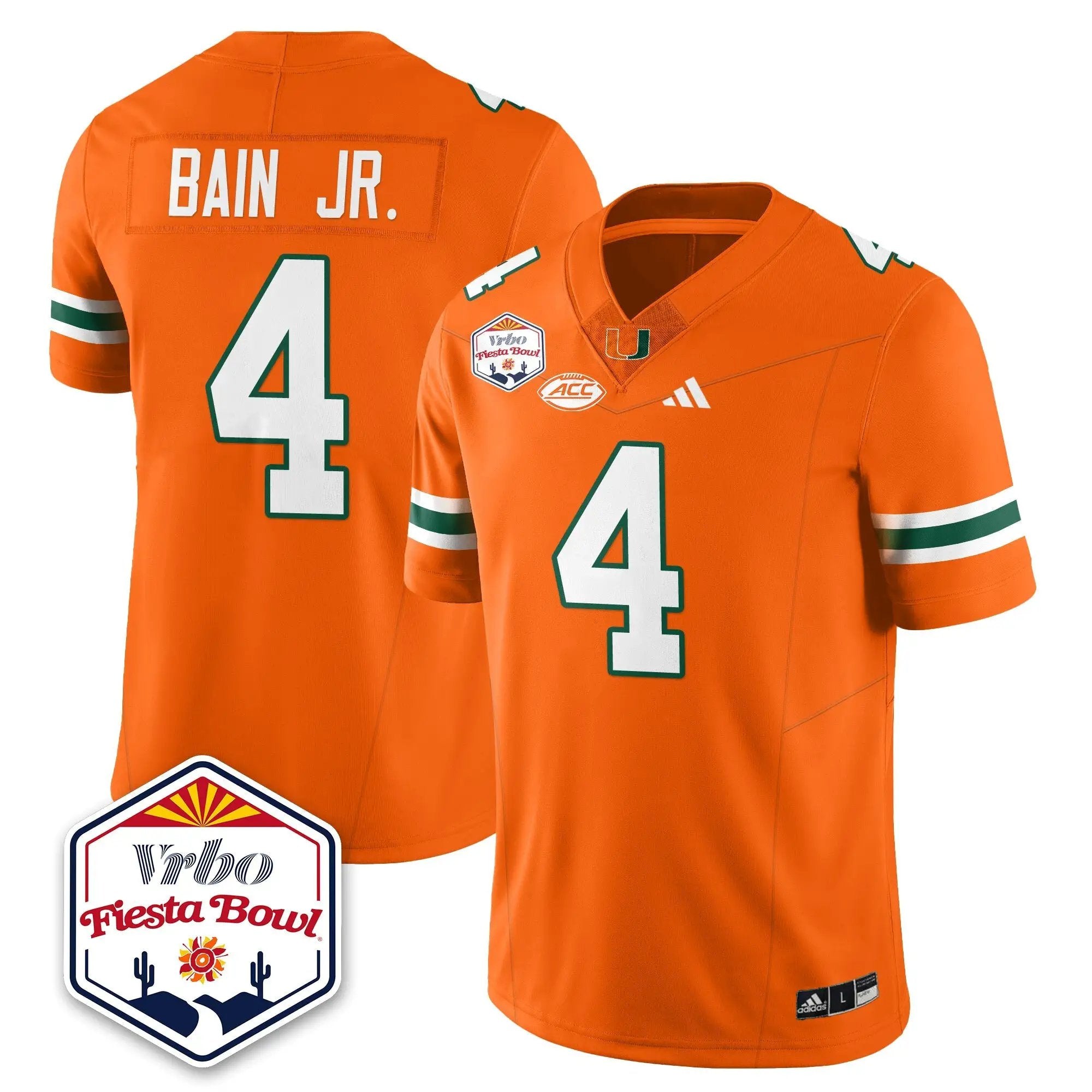 MIA Football Vapor Limited Jersey - Vrbo Fiesta Bowl by Miami Hurricanes