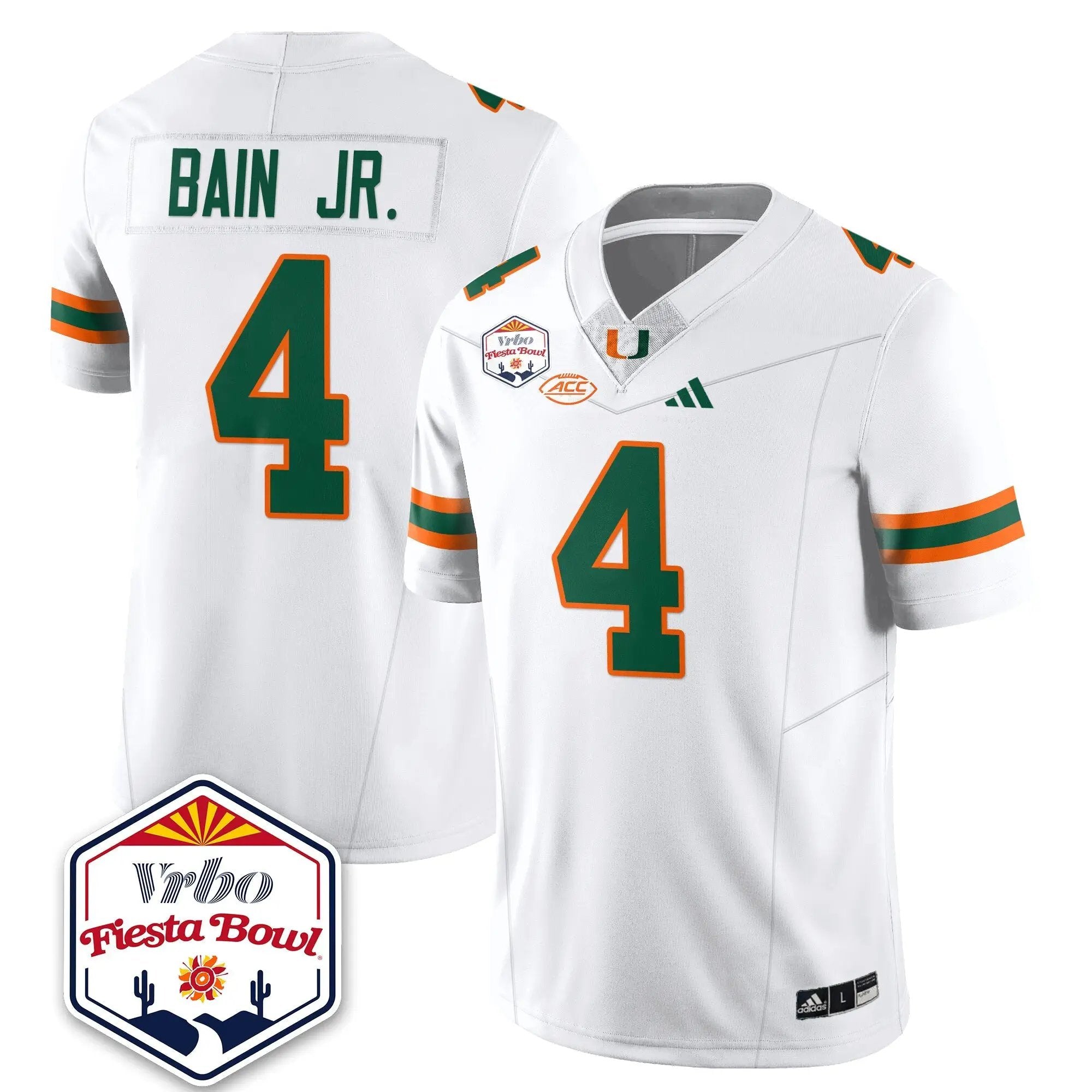 MIA Football Vapor Limited Jersey - Vrbo Fiesta Bowl by Miami Hurricanes