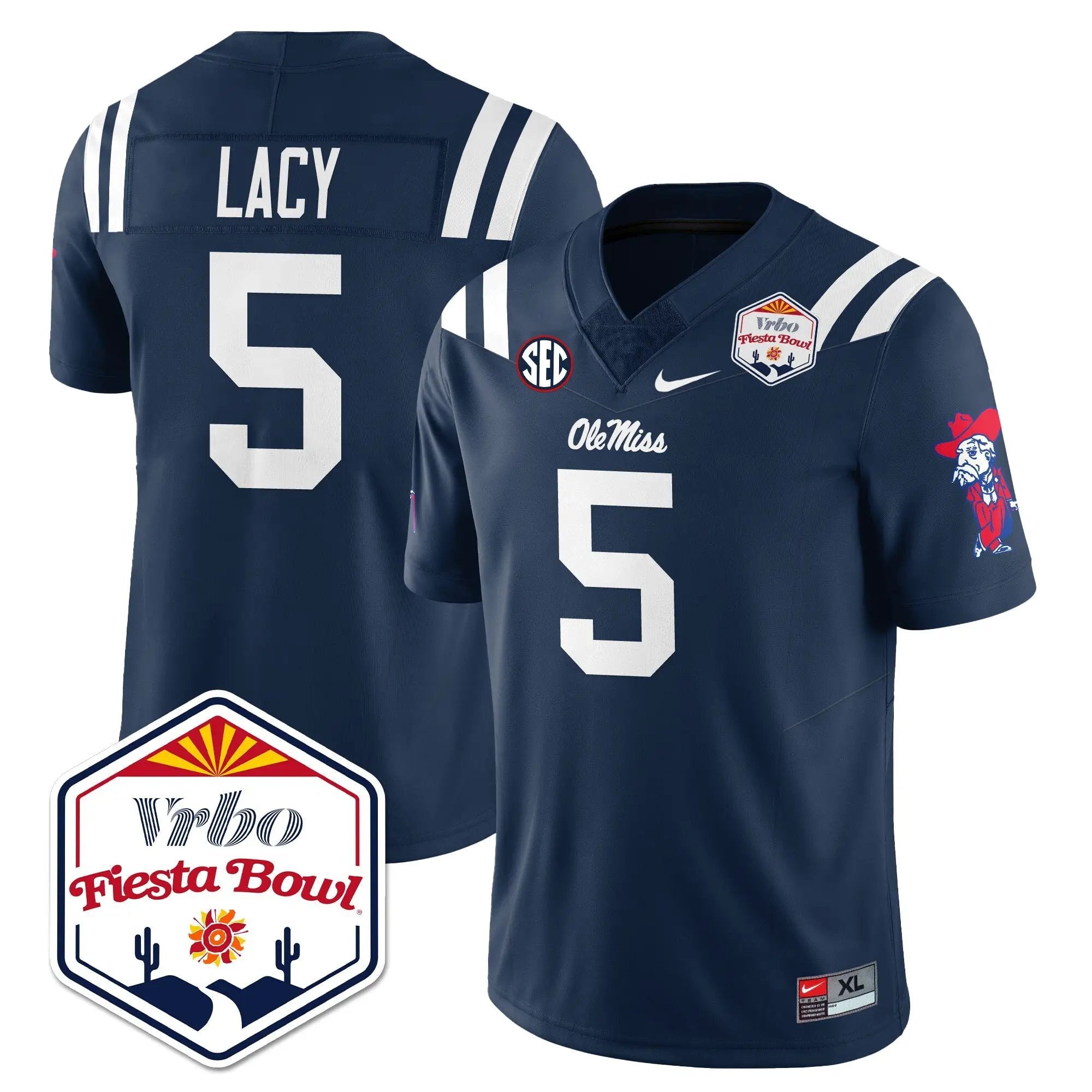 OM Vapor Limited Jersey - Vrbo Fiesta Bowl by Ole Miss Rebels