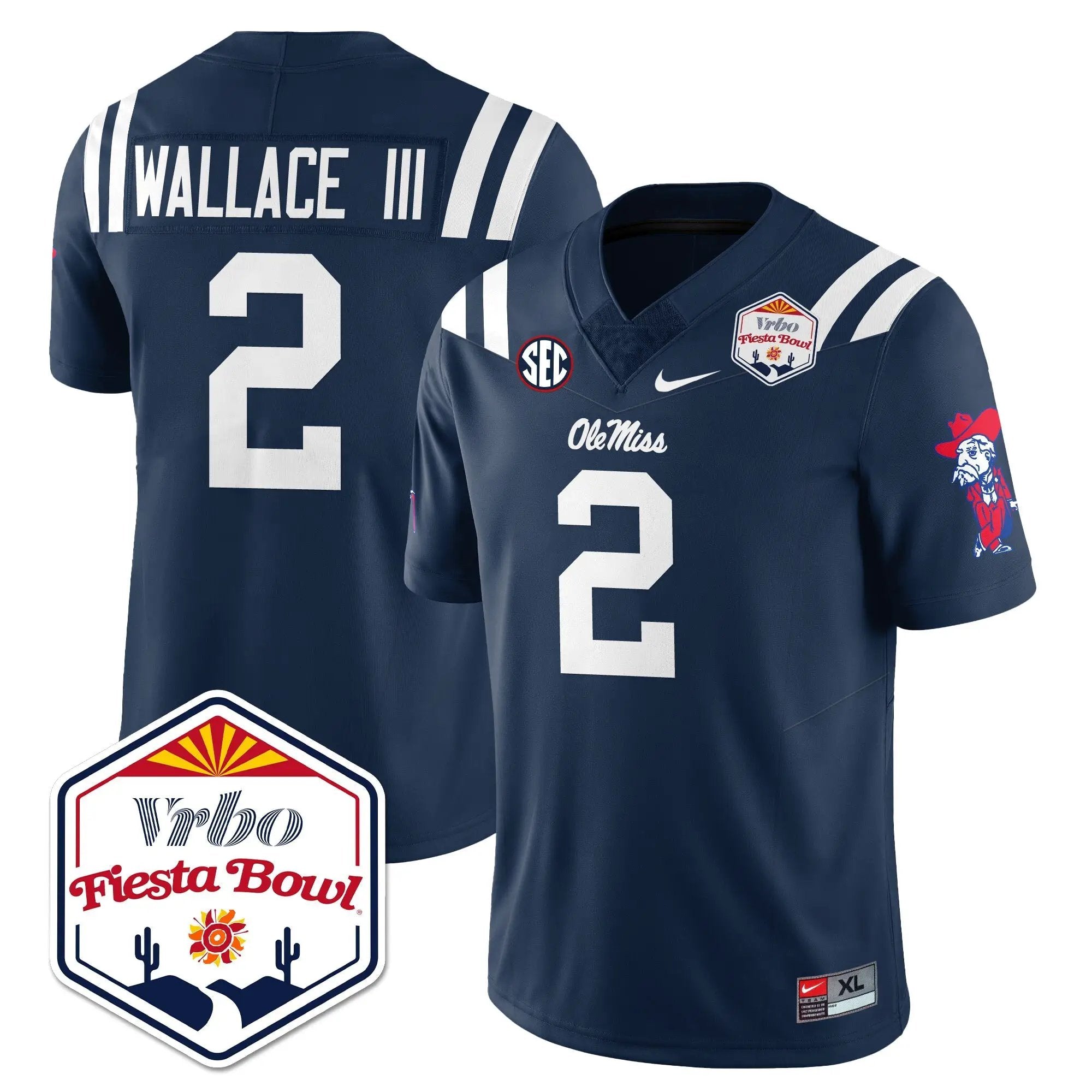OM Vapor Limited Jersey - Vrbo Fiesta Bowl by Ole Miss Rebels