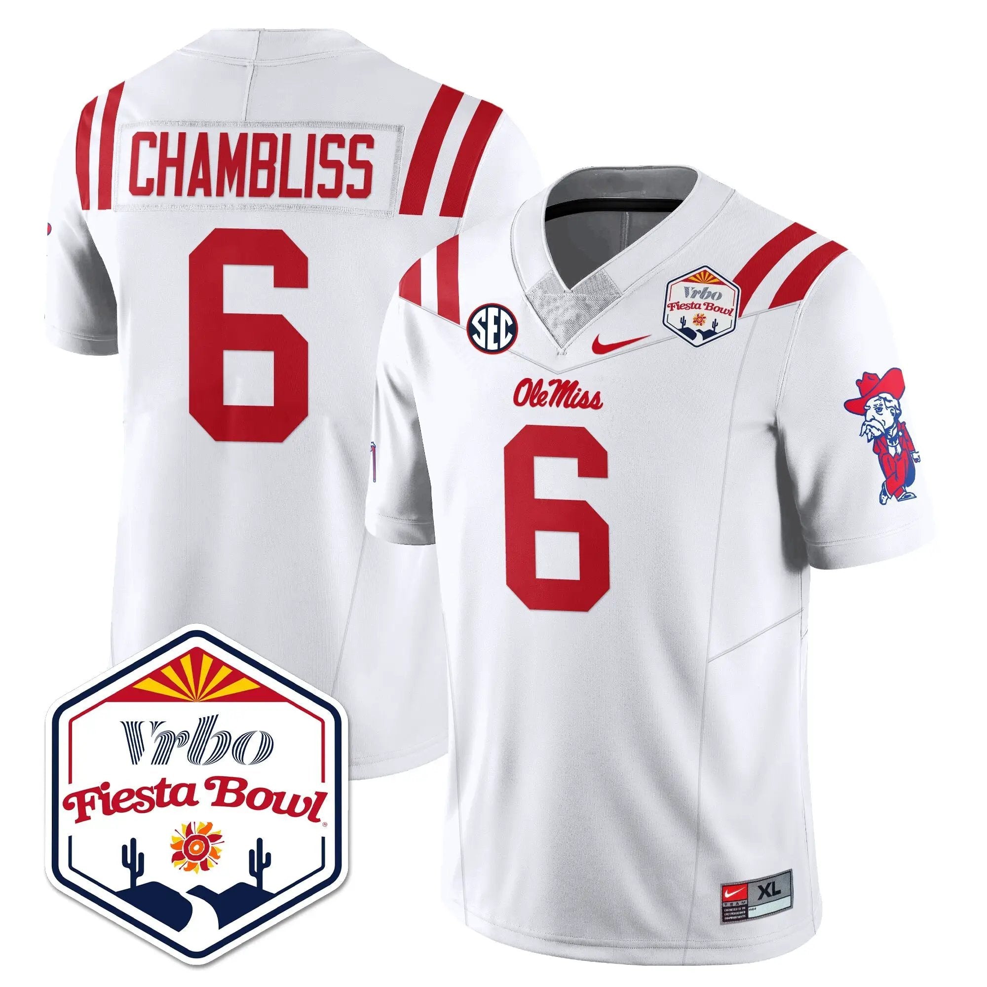 OM Vapor Limited Jersey - Vrbo Fiesta Bowl by Ole Miss Rebels