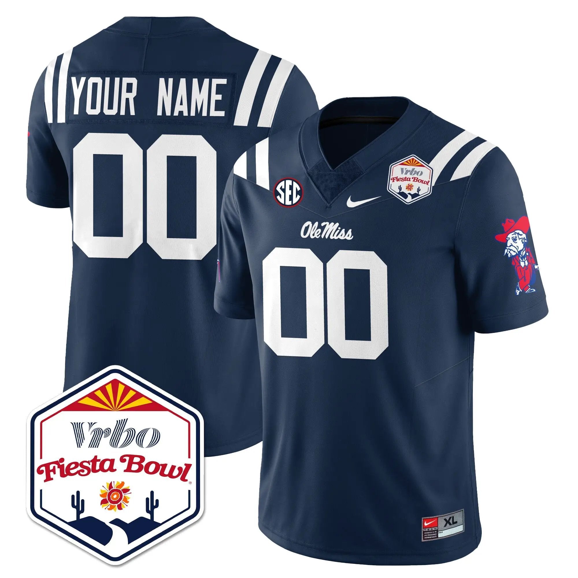 OM Vapor Limited Jersey - Vrbo Fiesta Bowl by Ole Miss Rebels