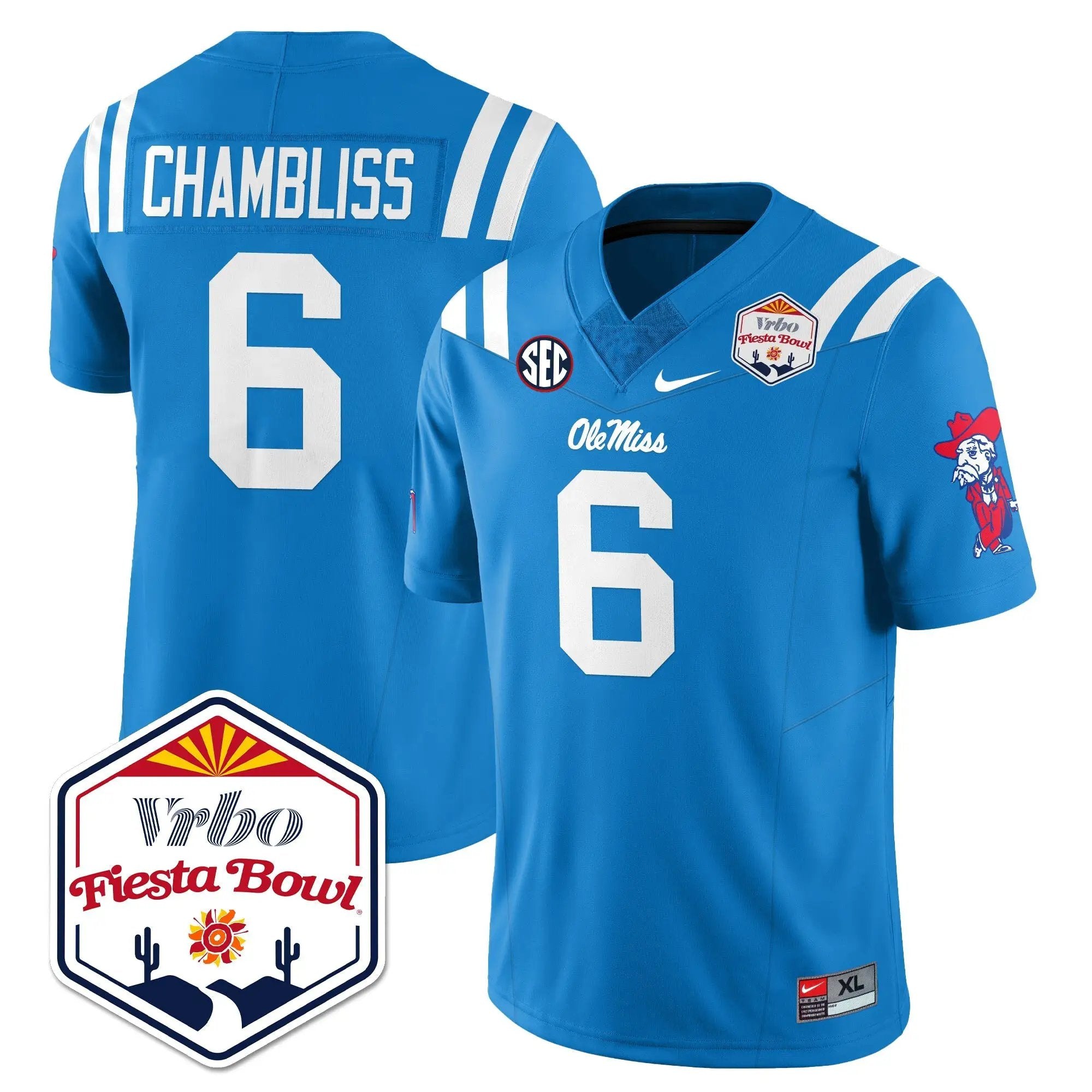 OM Vapor Limited Jersey - Vrbo Fiesta Bowl by Ole Miss Rebels
