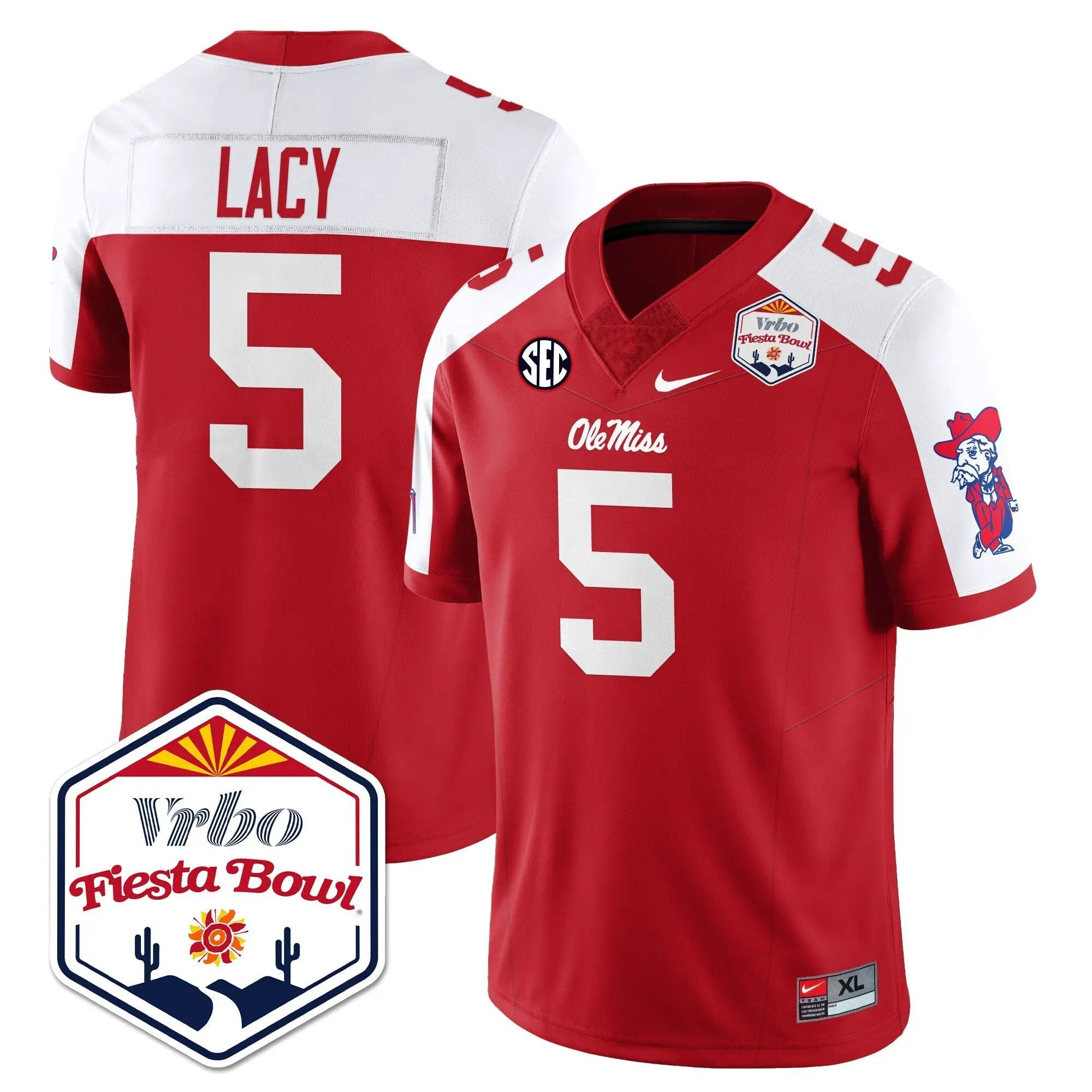 OM Vapor Limited Jersey - Vrbo Fiesta Bowl by Ole Miss Rebels