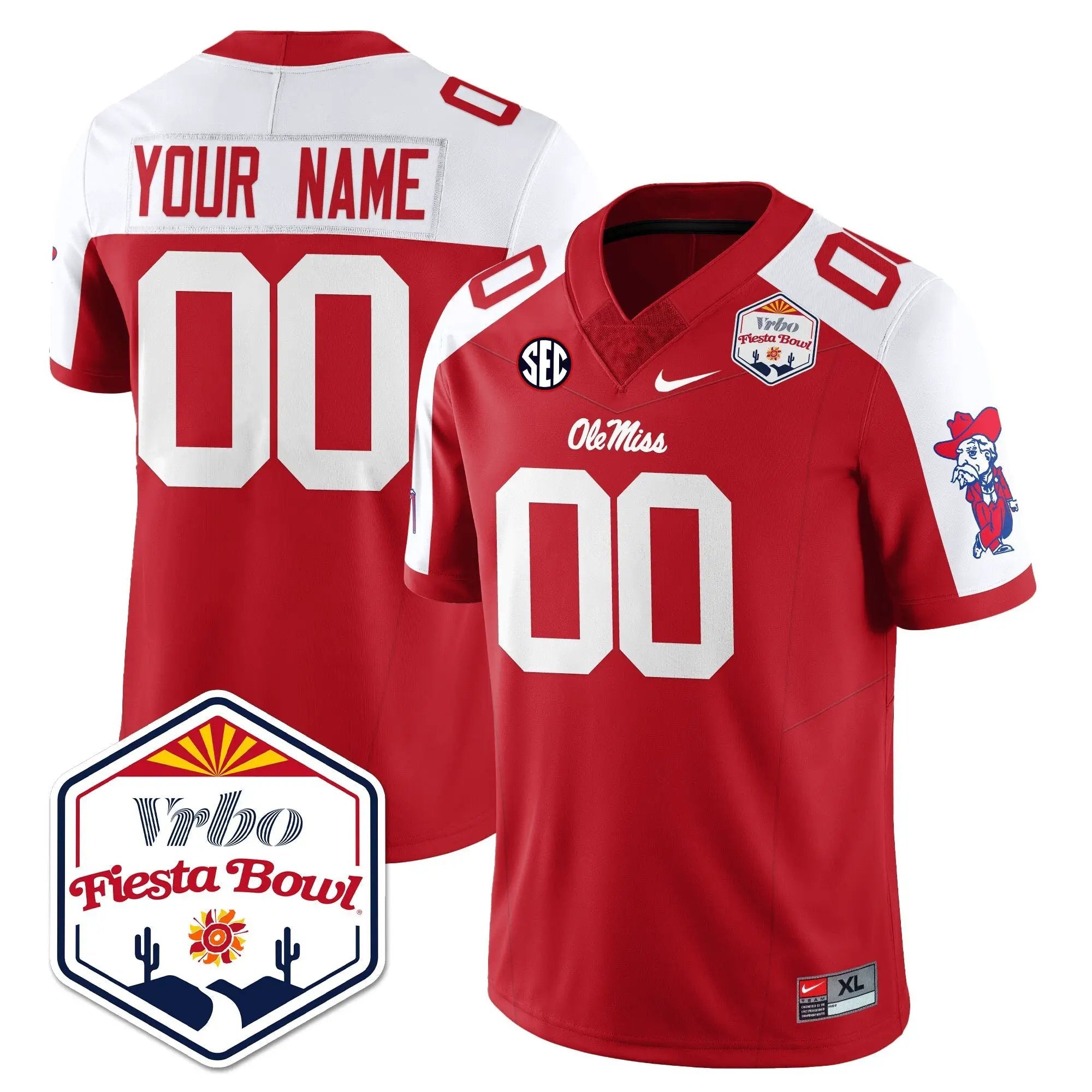 OM Vapor Limited Jersey - Vrbo Fiesta Bowl by Ole Miss Rebels