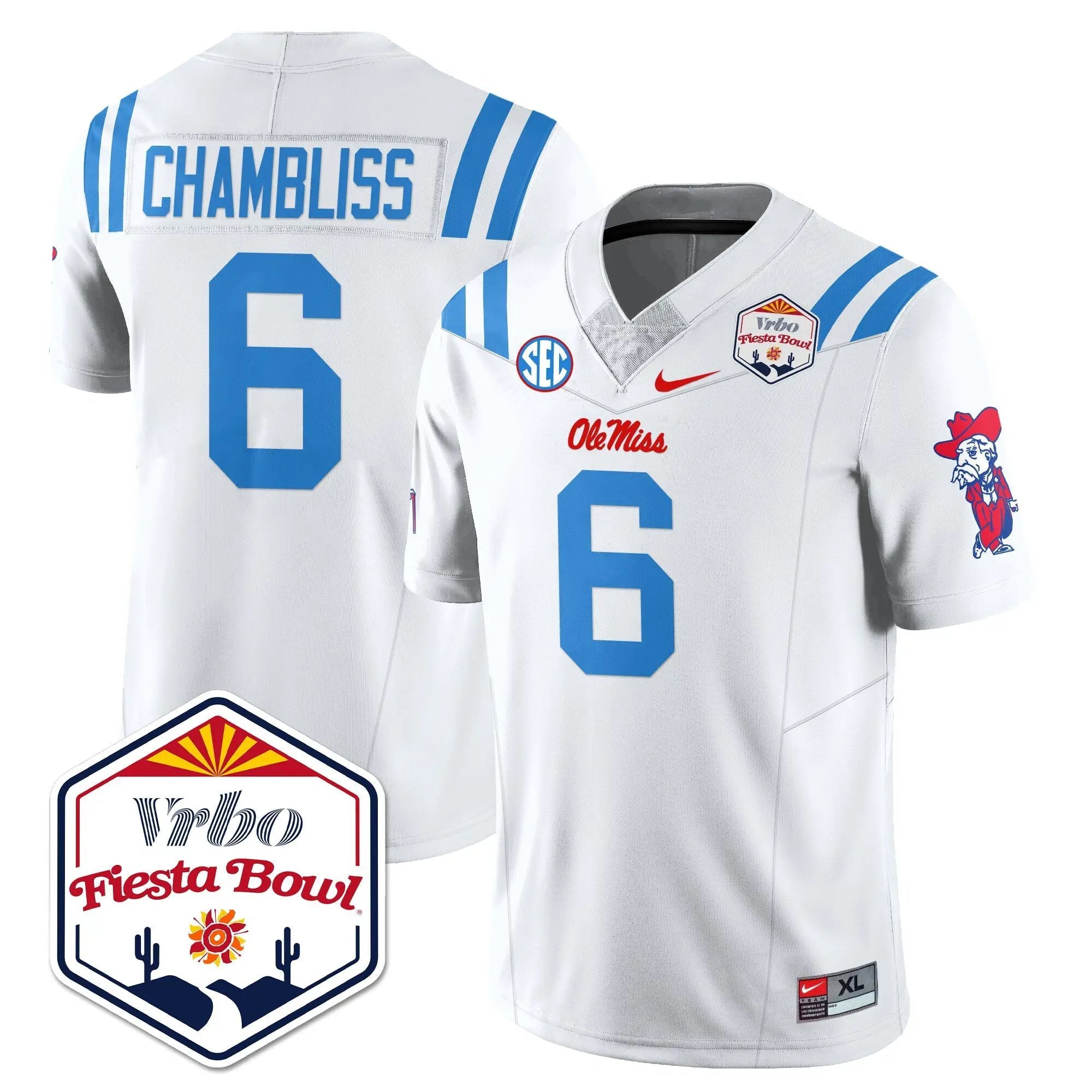 OM Vapor Limited Jersey - Vrbo Fiesta Bowl by Ole Miss Rebels