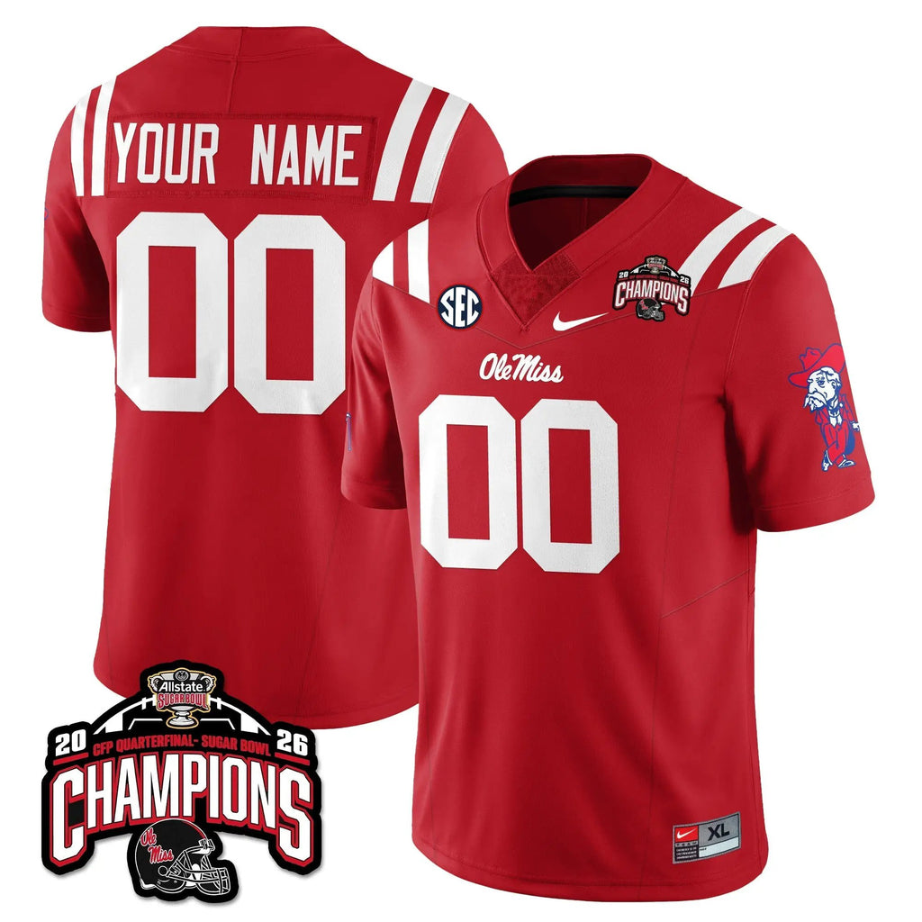 OMB Football Vapor Limited Jersey - Allstate Sugar Bowl Champions by Ole Miss Rebels