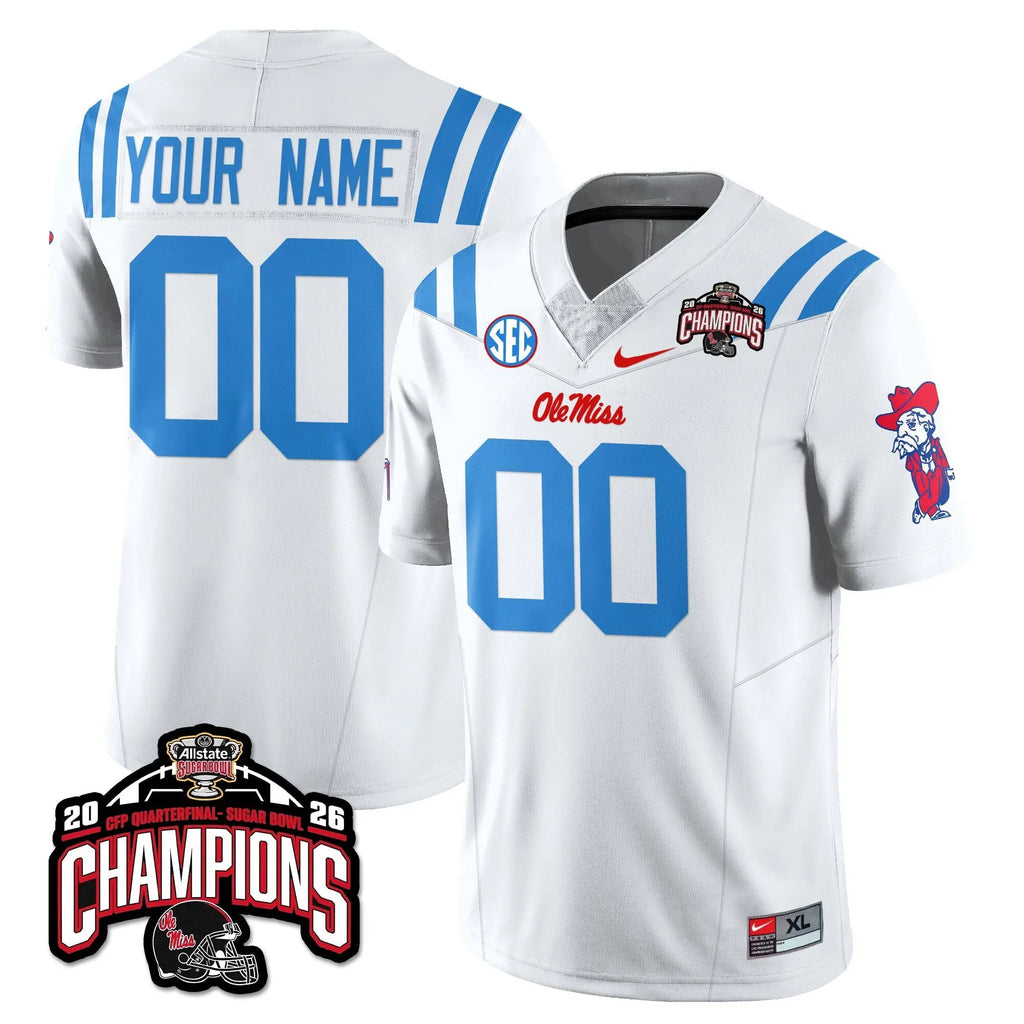OMB Football Vapor Limited Jersey - Allstate Sugar Bowl Champions by Ole Miss Rebels
