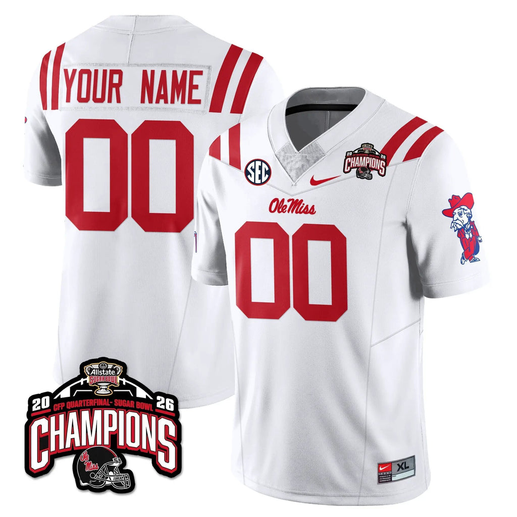 OMB Football Vapor Limited Jersey - Allstate Sugar Bowl Champions by Ole Miss Rebels