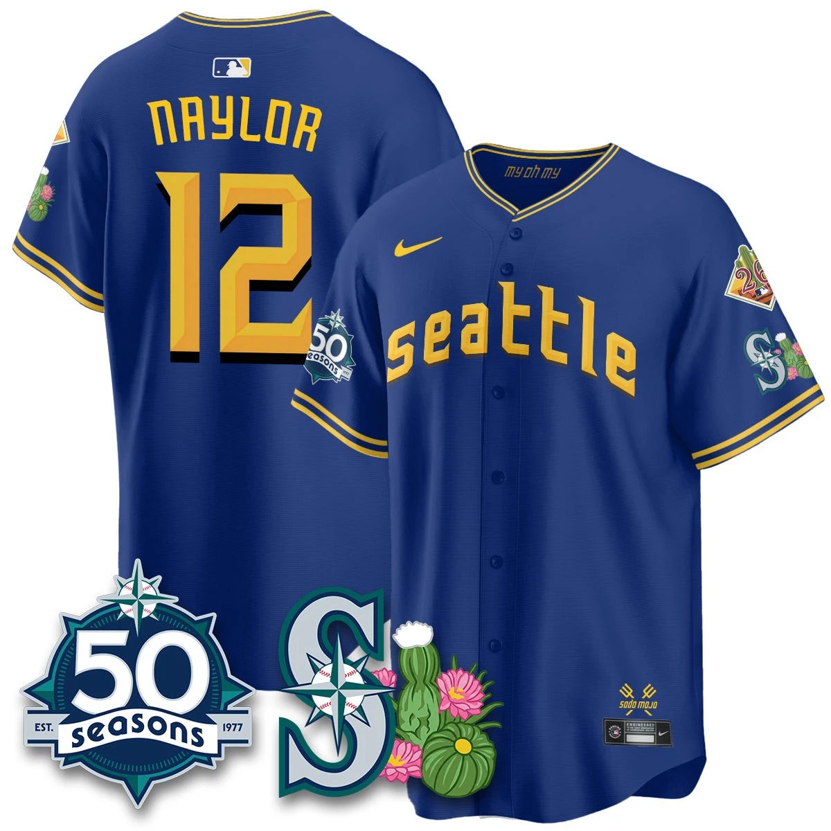SEA 2026 Spring Training Vapor Limited Jersey - 50th Anniversary - All Stitched by Seattle Mariners