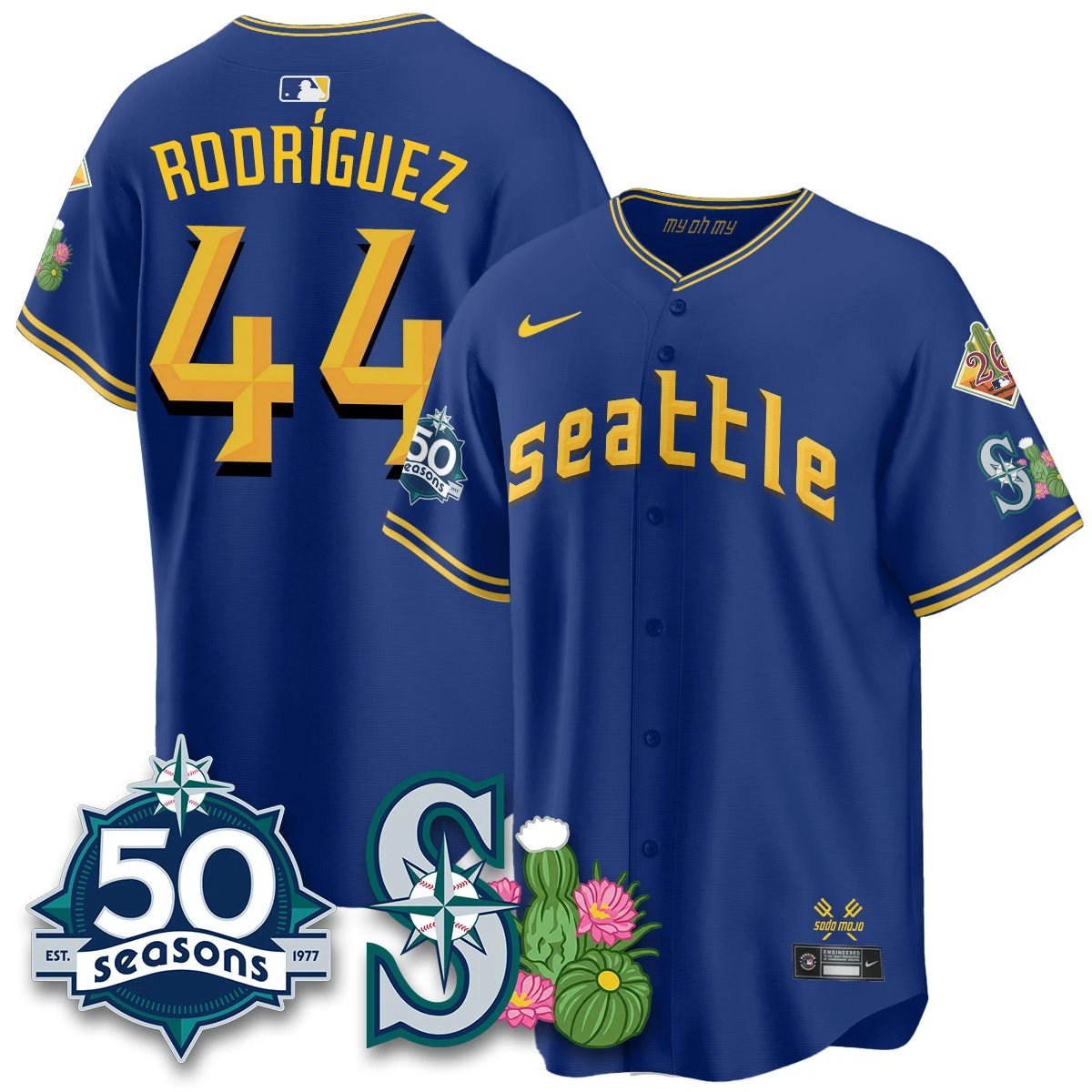 SEA 2026 Spring Training Vapor Limited Jersey - 50th Anniversary - All Stitched by Seattle Mariners