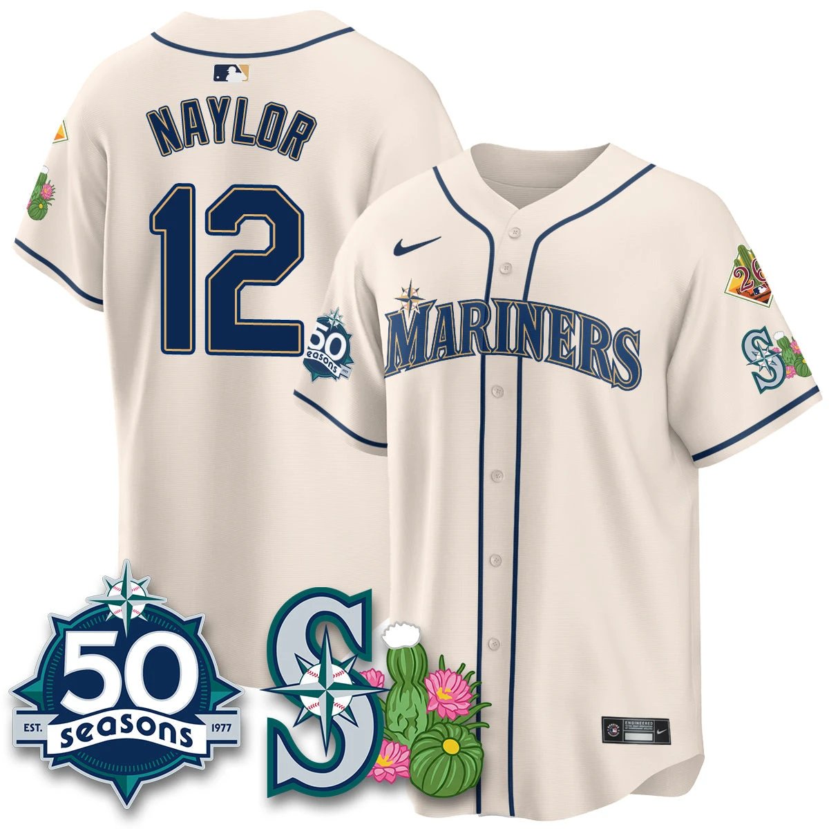 SEA 2026 Spring Training Vapor Limited Jersey - 50th Anniversary - All Stitched by Seattle Mariners
