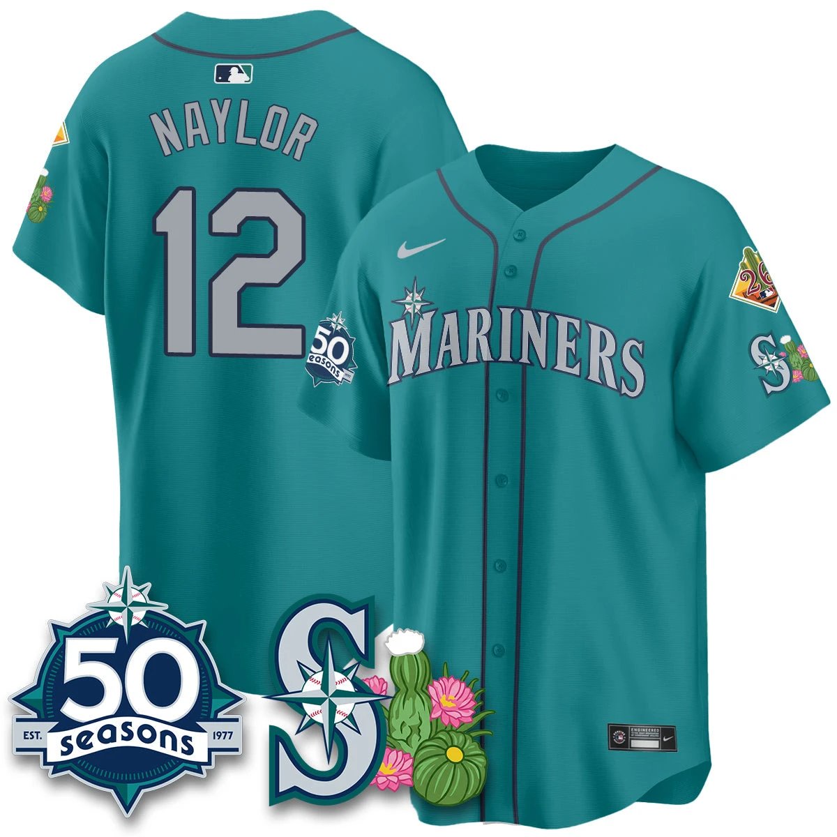 SEA 2026 Spring Training Vapor Limited Jersey - 50th Anniversary - All Stitched by Seattle Mariners