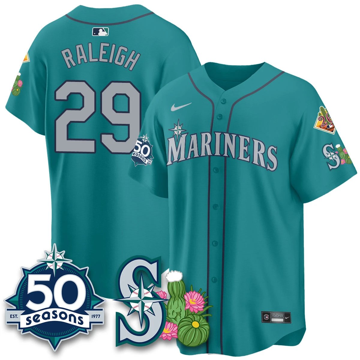 SEA 2026 Spring Training Vapor Limited Jersey - 50th Anniversary - All Stitched by Seattle Mariners