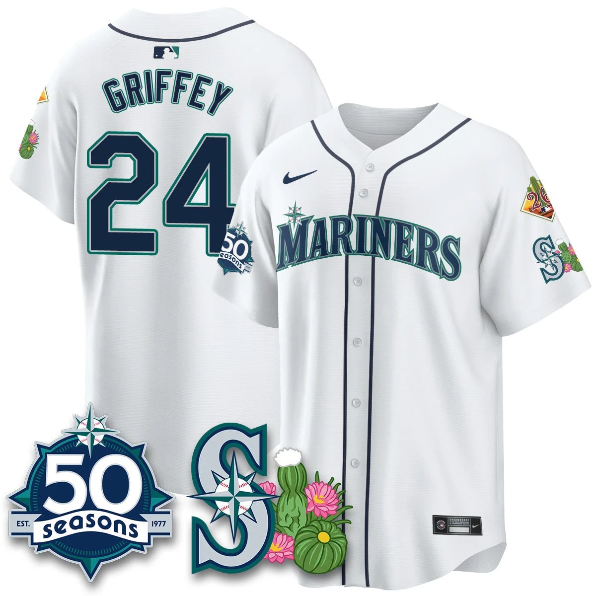 SEA 2026 Spring Training Vapor Limited Jersey - 50th Anniversary - All Stitched by Seattle Mariners