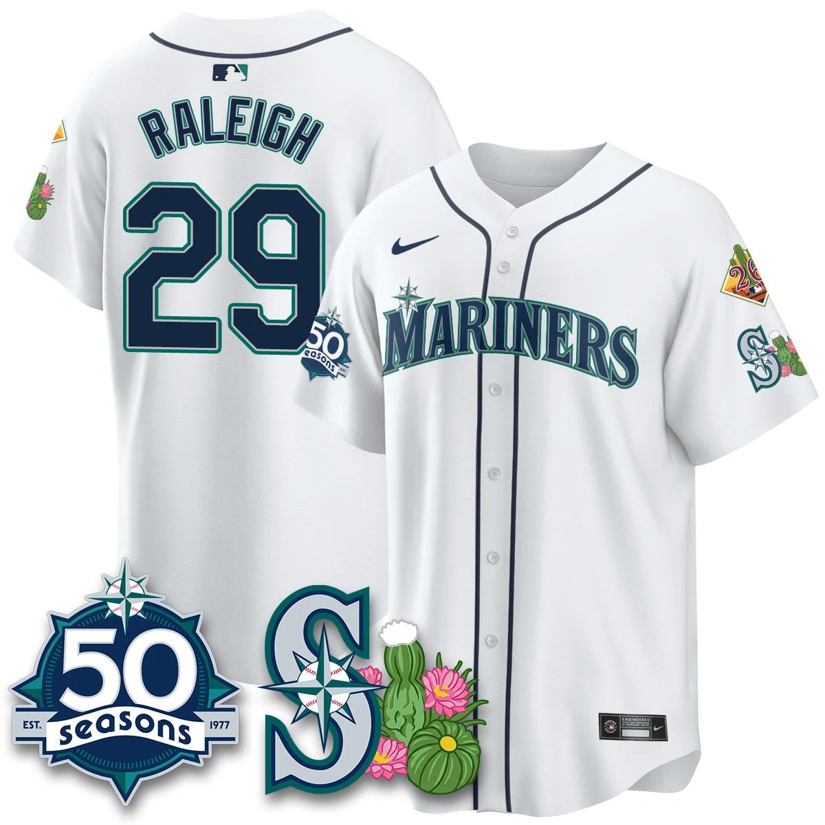 SEA 2026 Spring Training Vapor Limited Jersey - 50th Anniversary - All Stitched by Seattle Mariners