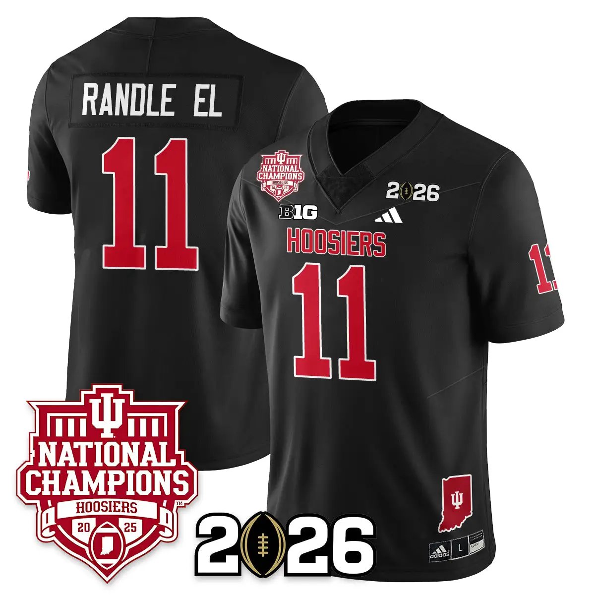 Indiana Hoosiers Vapor Limited Football Jersey - 2025 National Champions by Indiana Hoosiers