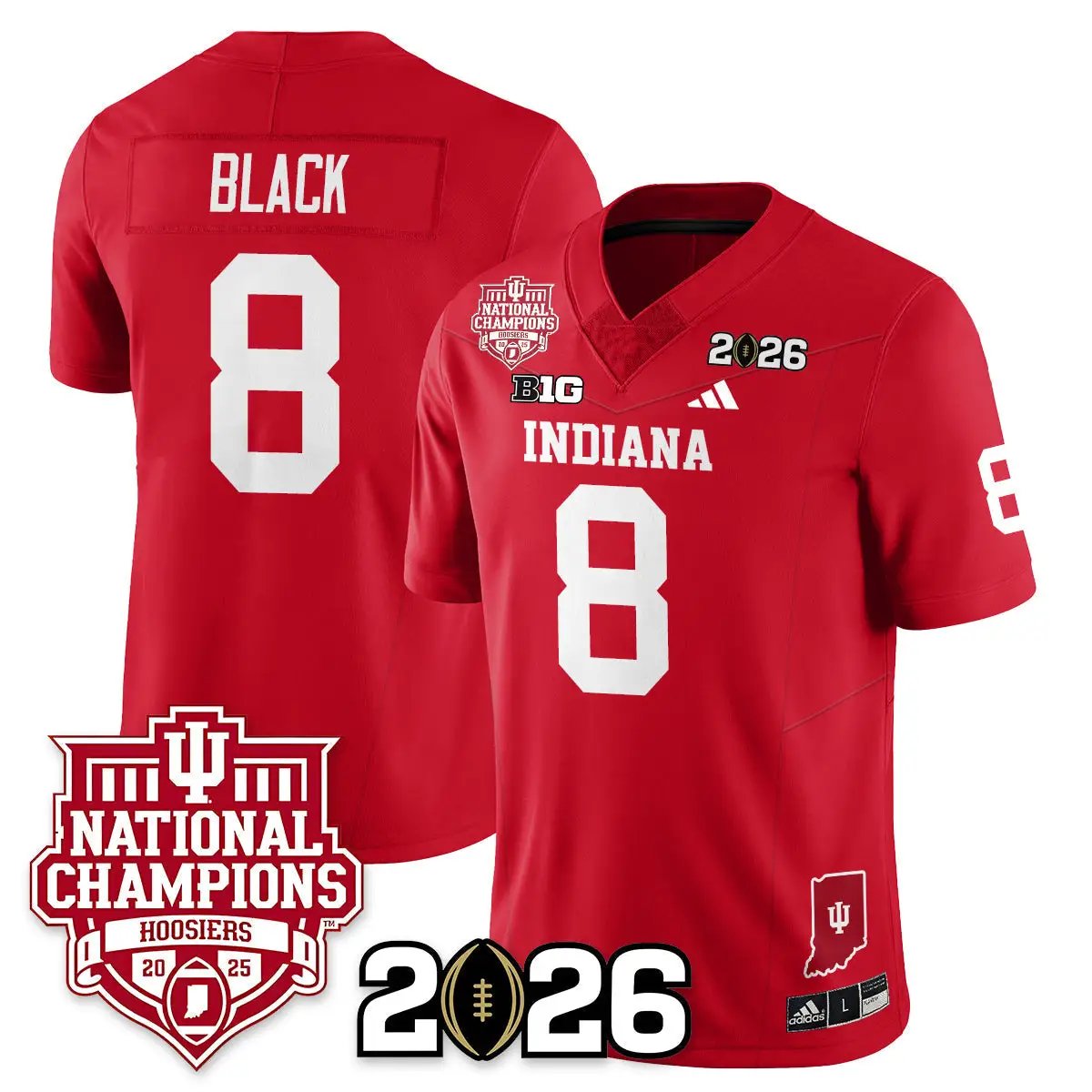 Indiana Hoosiers Vapor Limited Football Jersey - 2025 National Champions by Indiana Hoosiers